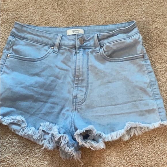 Forever 21 high rise jean shorts - Picture 1 of 3